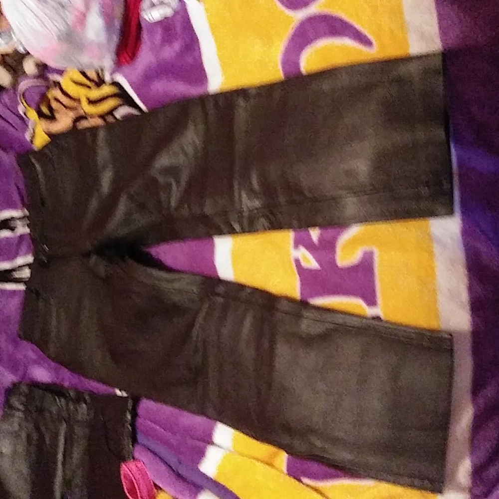 Leather pants